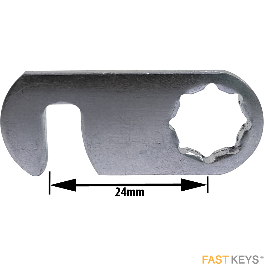 CAM103 L&F straight hooked cam B= 24mm Cams