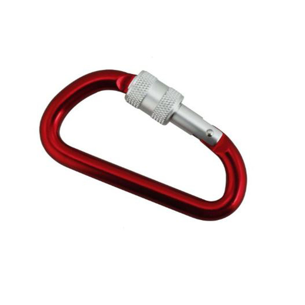 Karabiner with Screw Lock Key Rings