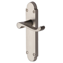Door Handle Santin Nickle Shaped Latch Wooden Door Handles
